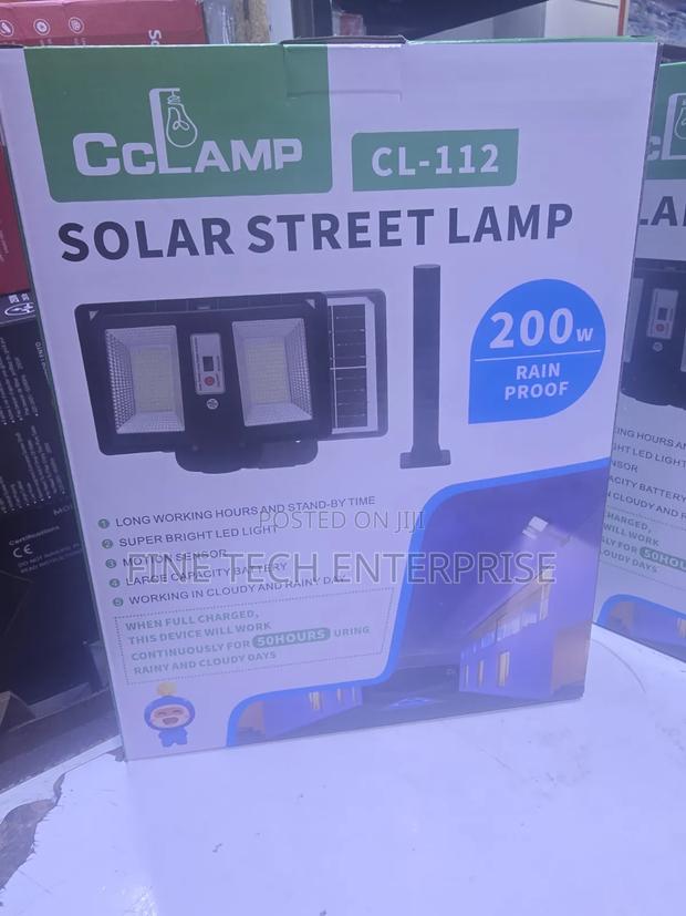 Solar Street Lamp 200watts - thumbnail 2