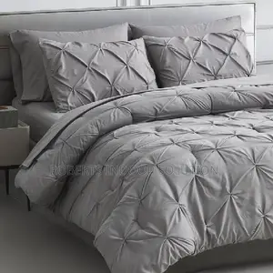 Chic Ruffled Pintuck Duvet Cover