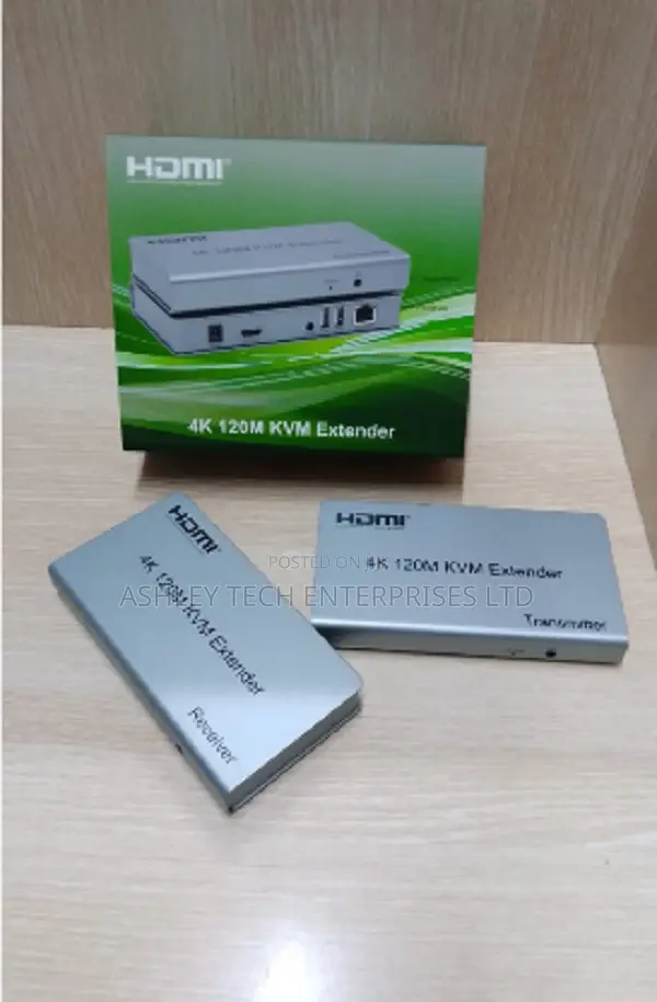 Plug Play 120M KVM Extender for Office CCTV