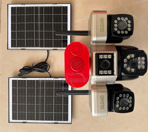V-720 4 Lens Solar CCTV - main view