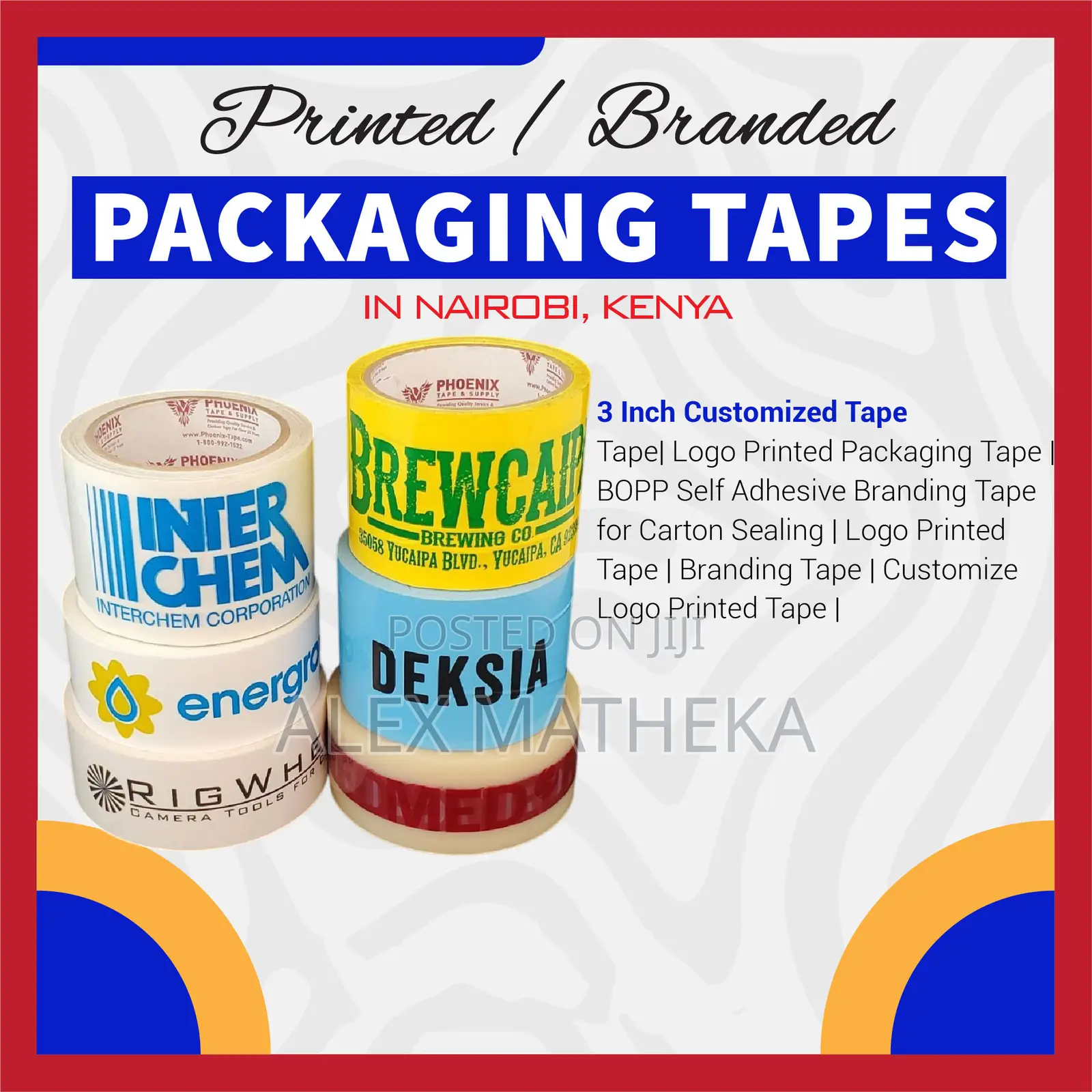 Custom Printing/Branding Packaging Tapes
