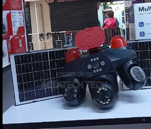 4G Solar Surveillance Camera 4 Lens Color Night Vision