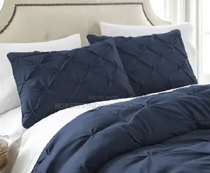Stitch Pintuck Duvet Cover Set With Pillowcases