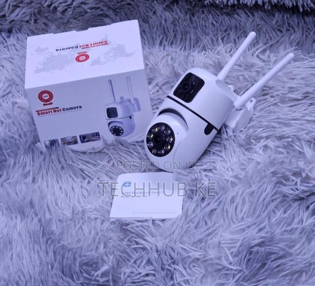 New Model Wall Mounted V380 Dual Lens Wifi Bulb PTZ Camera - main view