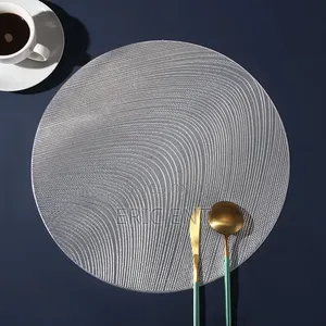 6pcs PVC Non-Woven, Waterproof Table Mats