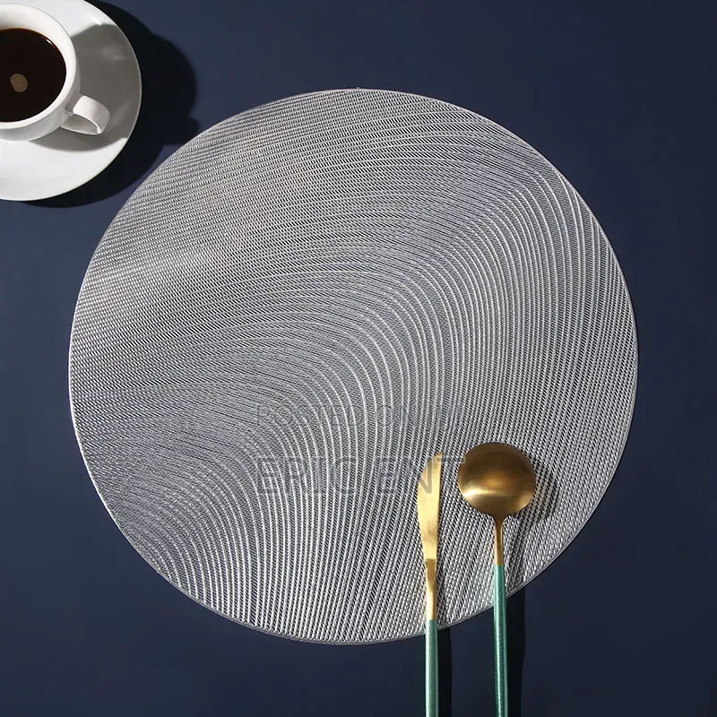 6pcs PVC Non-Woven, Waterproof Table Mats