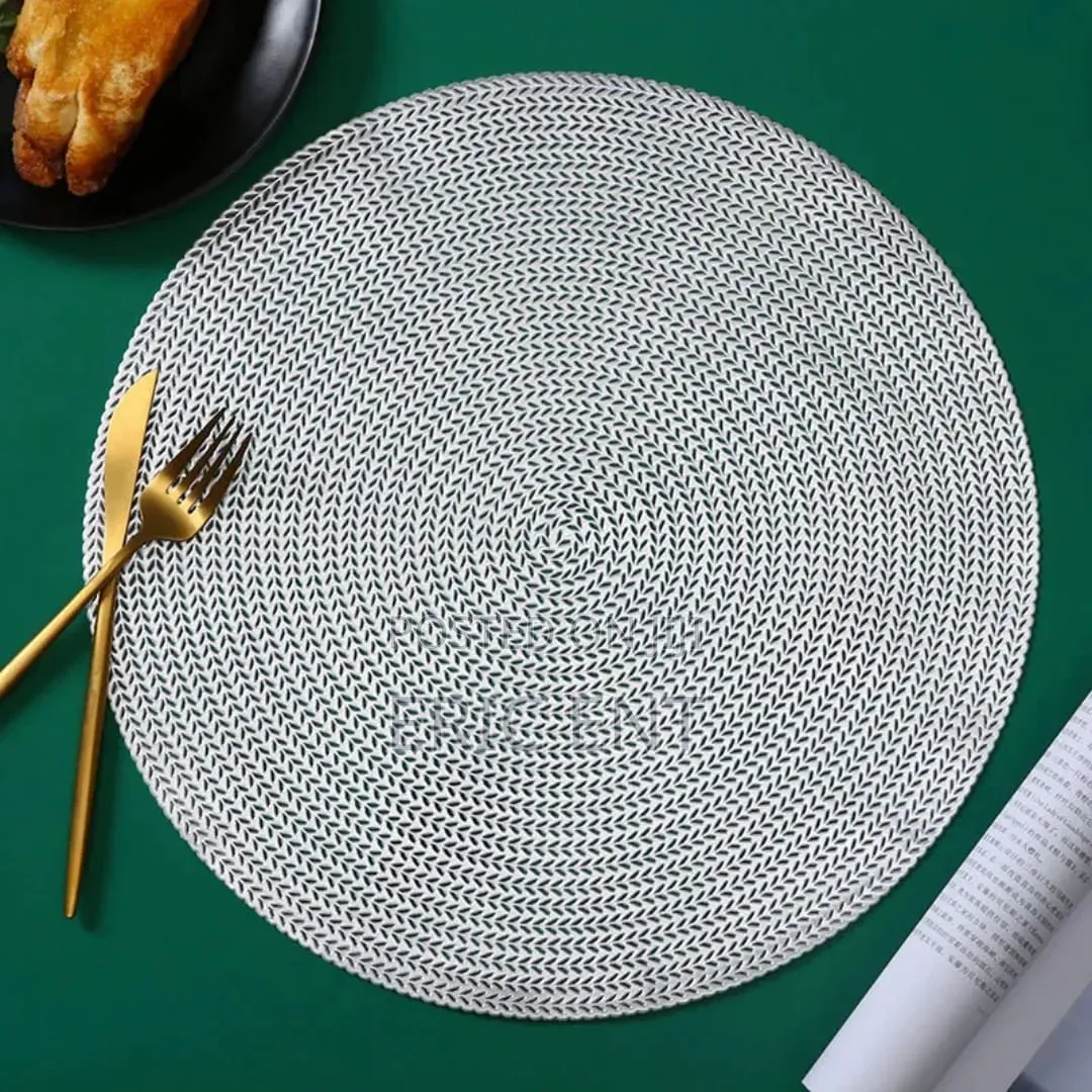6pcs PVC Non-Woven, Waterproof Table Mats