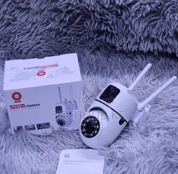 New *Smart Wall Mount Wifi Camera With Dual Lens PTZ Control