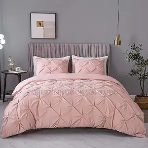 Microfiber Quilt Pintuck Duvet Cover