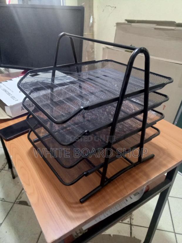 4-Tier Document Tray – Office Desk Organizer - main view
