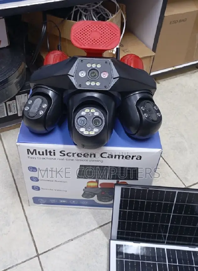 4 Lens 4g Simcard Solar Powered PTZ