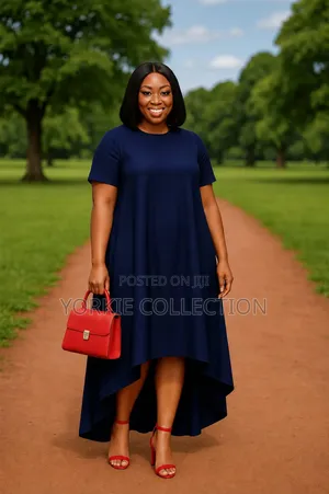 A Flowy a-Line Maxi Dress, With a High-Low Style