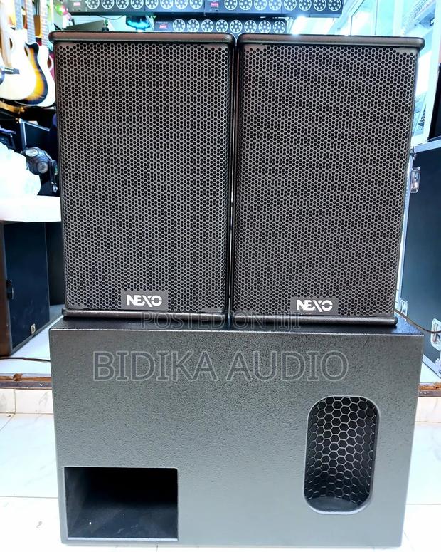 Nexo Generic PS15-style 3-Way Sub-Satellite Speaker System - main view