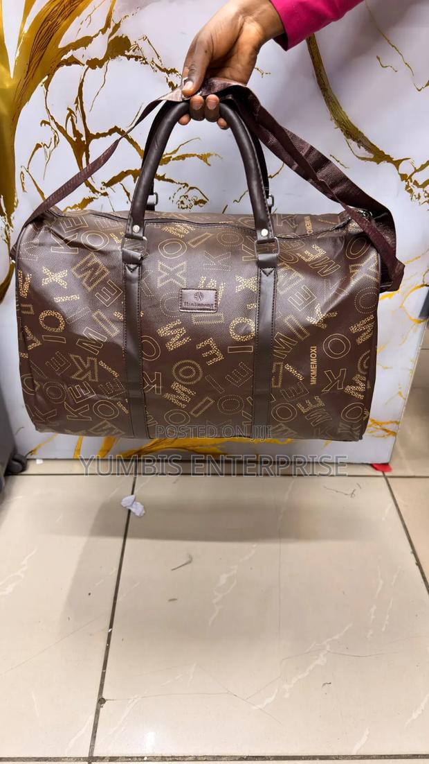 Brown Prints Leather Bags at 1200 for Travel