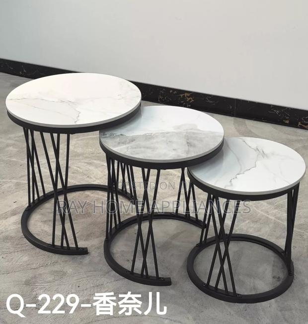 3 in 1 Executive Pure Marble Table - thumbnail 3