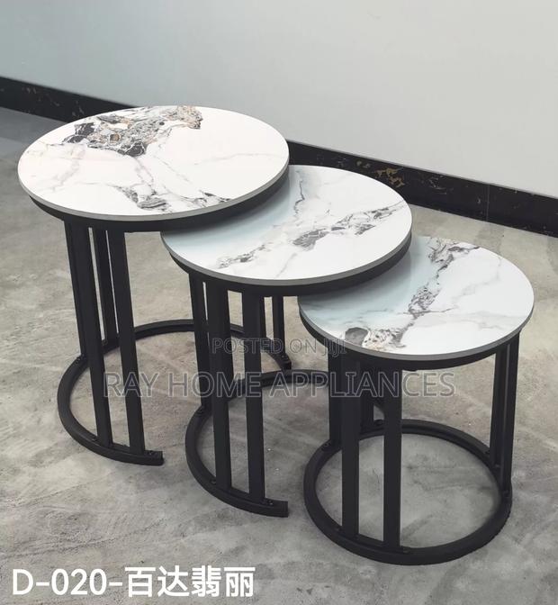 3 in 1 Executive Pure Marble Table - thumbnail 5