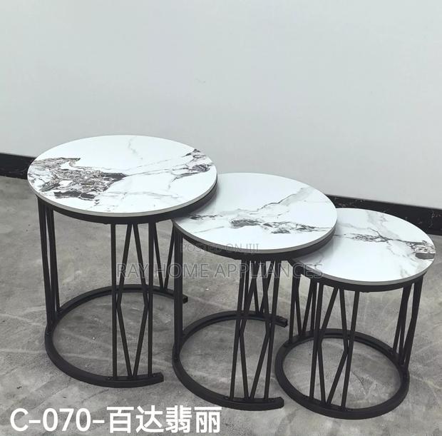 3 in 1 Executive Pure Marble Table - thumbnail 7