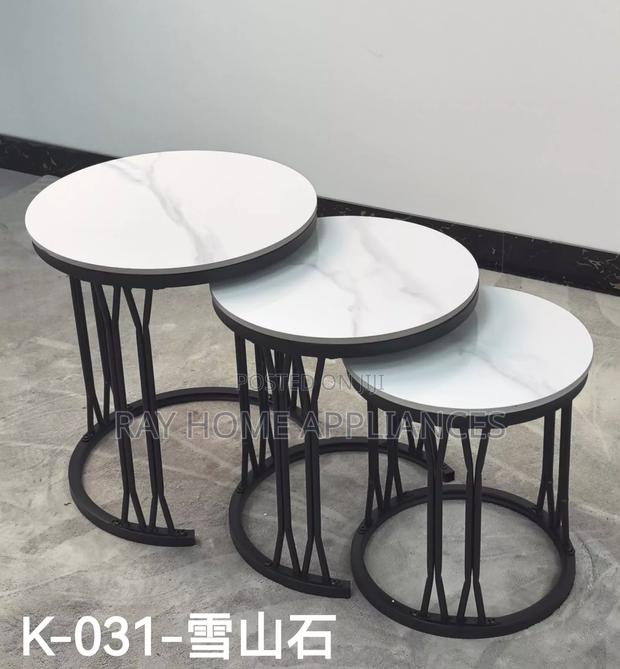 3 in 1 Executive Pure Marble Table - thumbnail 8