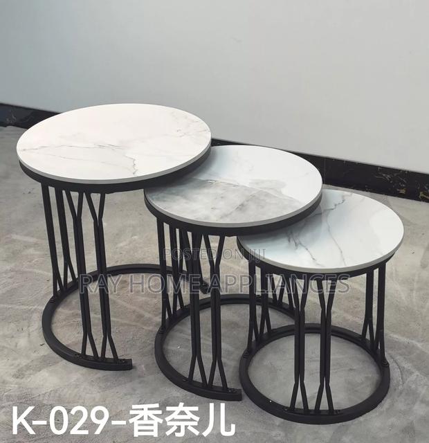 3 in 1 Executive Pure Marble Table - thumbnail 9