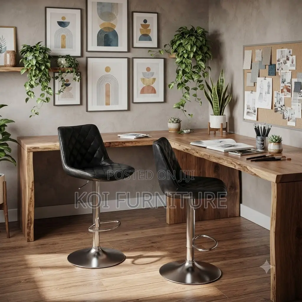 Barstools; Reclining Home Leather Barstools