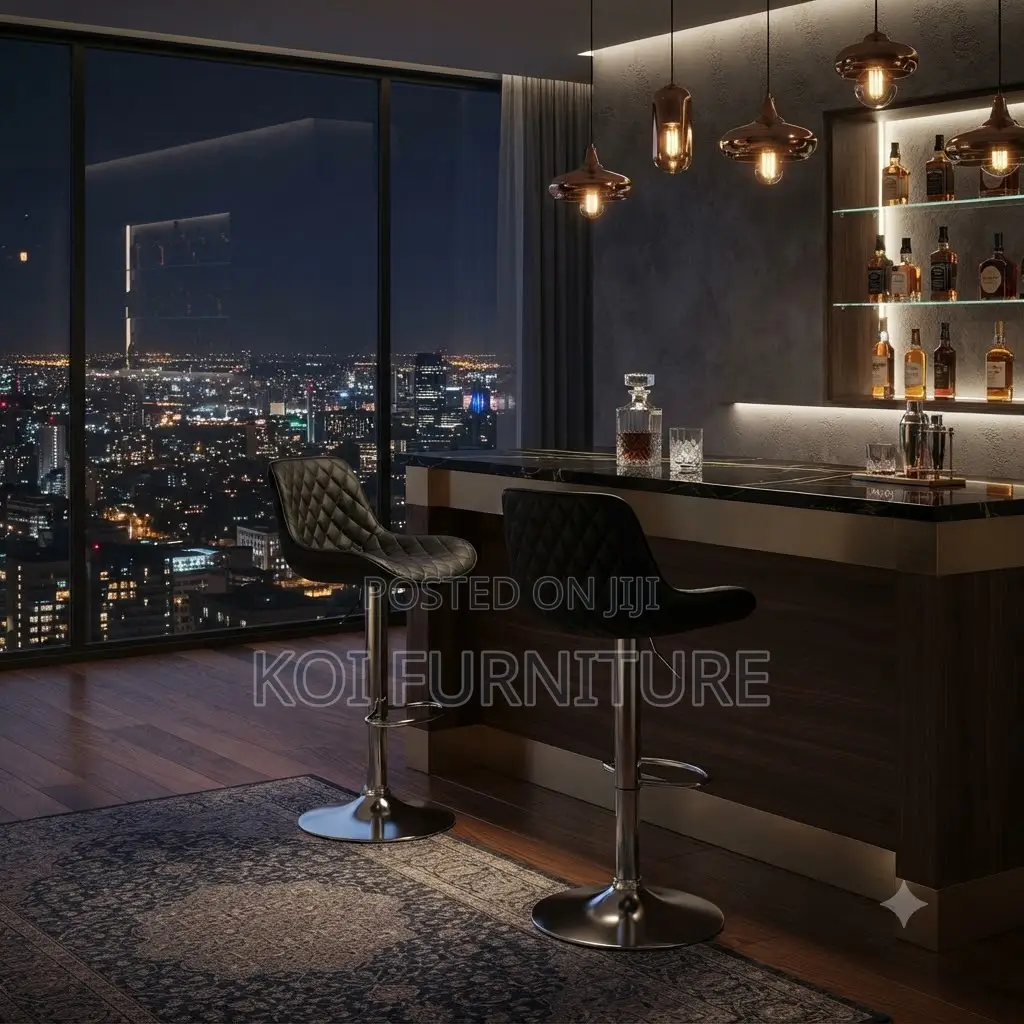 Barstools; Reclining Home Leather Barstools