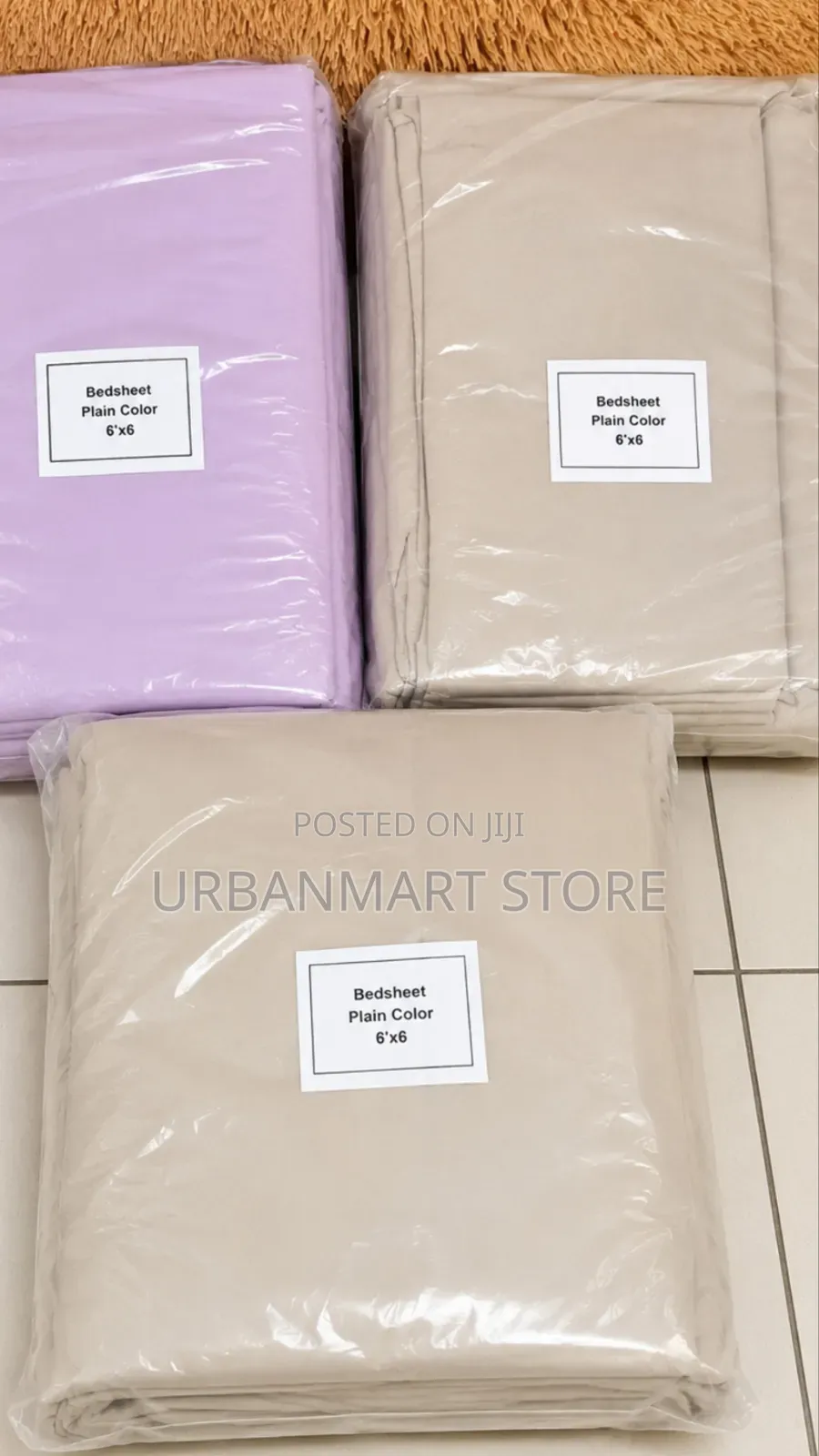 Soft Double Bedsheet Set 6x6 – 2 Sheets, Pillow Cases