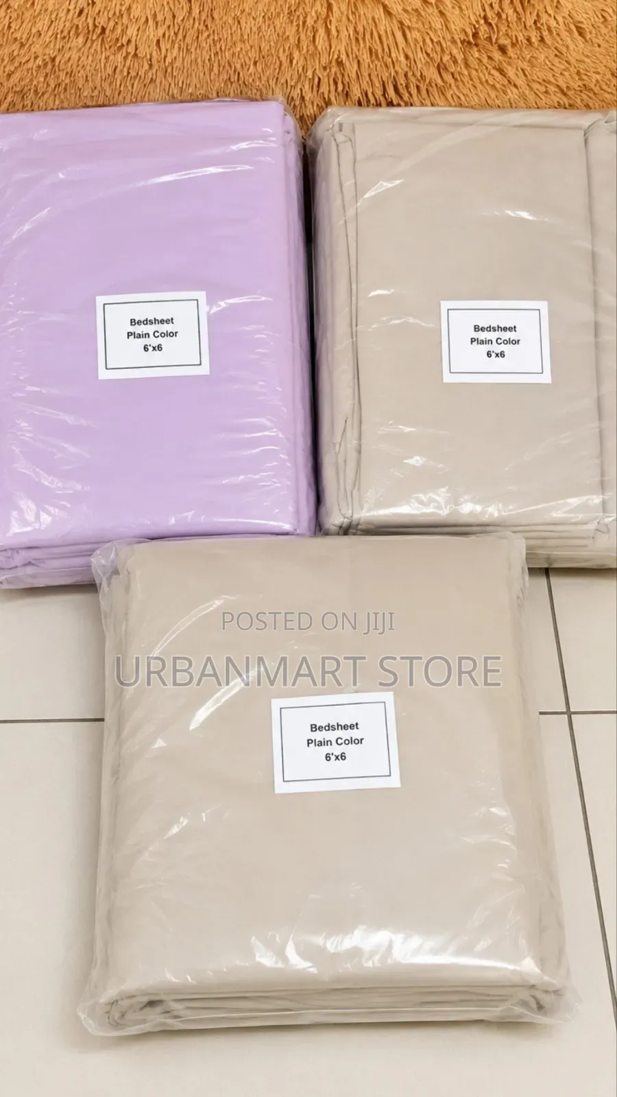 Soft Double Bedsheet Set 6x6 – 2 Sheets, Pillow Cases