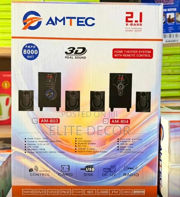 Amtec 2.1 X-Bass Home Theater System - main view