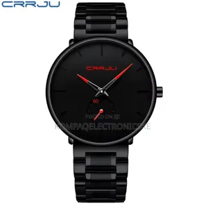 Crrju Gent's Executive Designer Fashion Watches Gold Designs