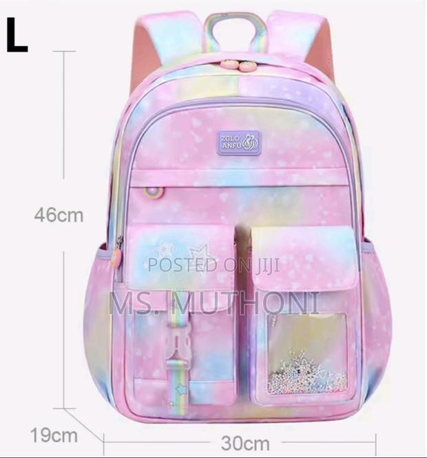 Girls Pastel School Backpack - thumbnail 2