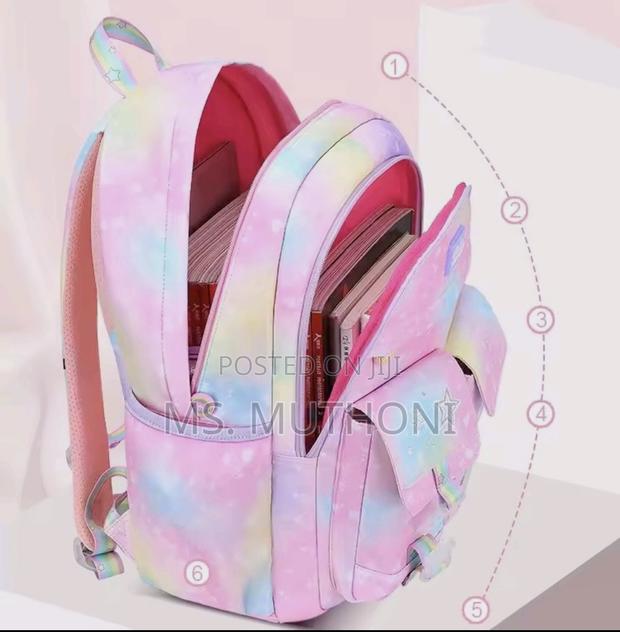 Girls Pastel School Backpack - thumbnail 3