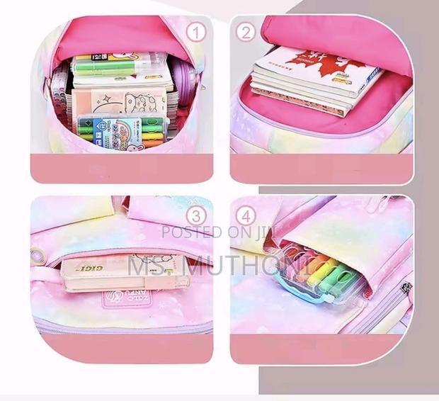 Girls Pastel School Backpack - thumbnail 4