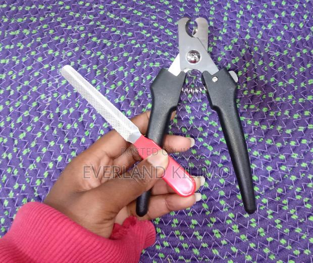 Stainless Steel Nail Clippers With File for Dogs and Cats