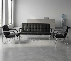Office Sofa : 5-Seater Reception Guest Sofa