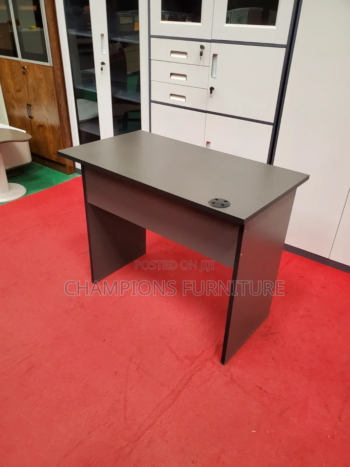 Grey 0.9M Simple Office Desk
