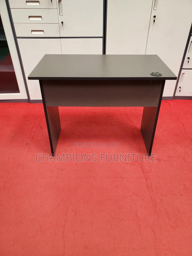 Grey 0.9M Simple Office Desk - thumbnail 2