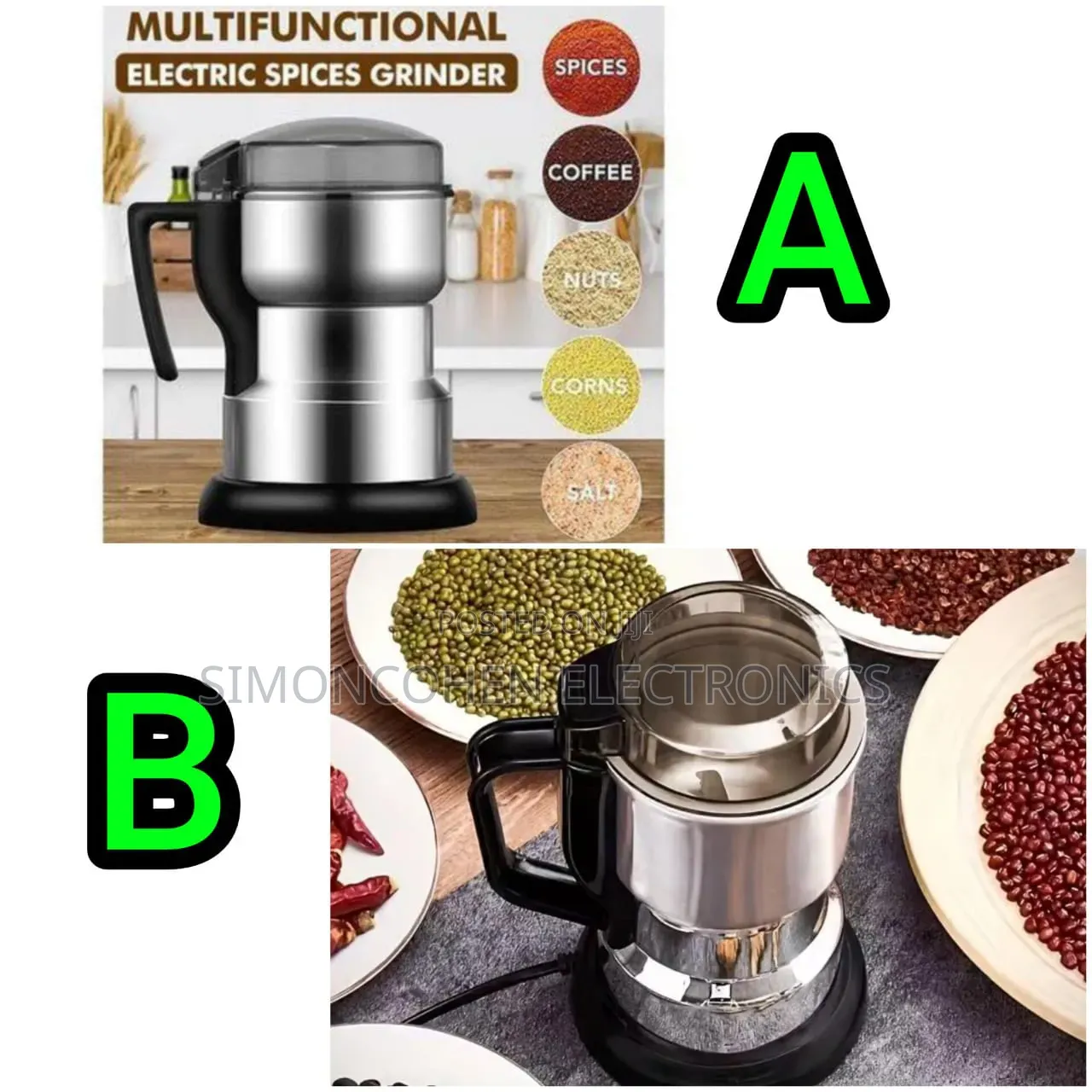 Heavy Duty Stainless Steel Coffee Grinder