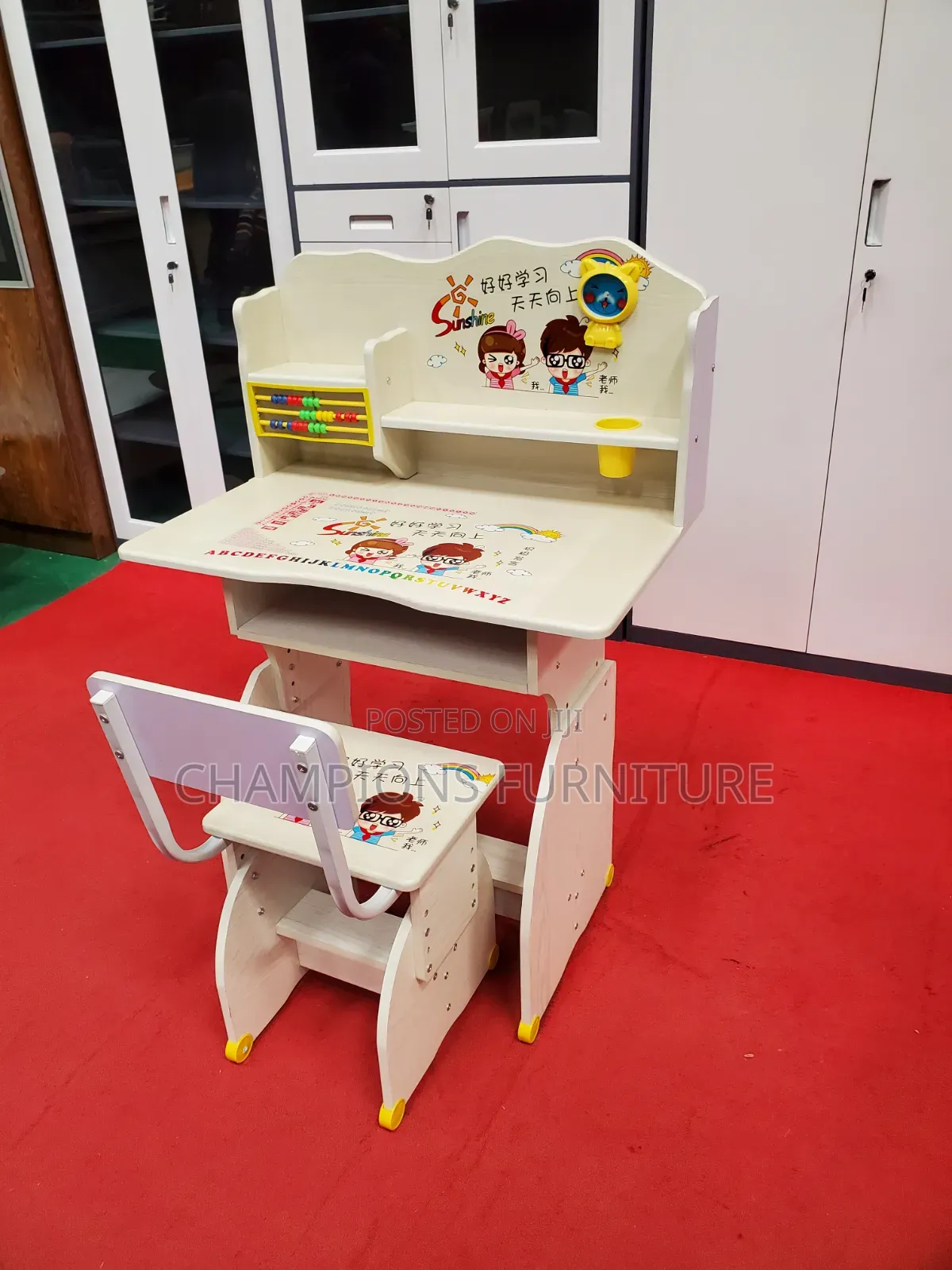 Kids Educational Study Table/Chair Set