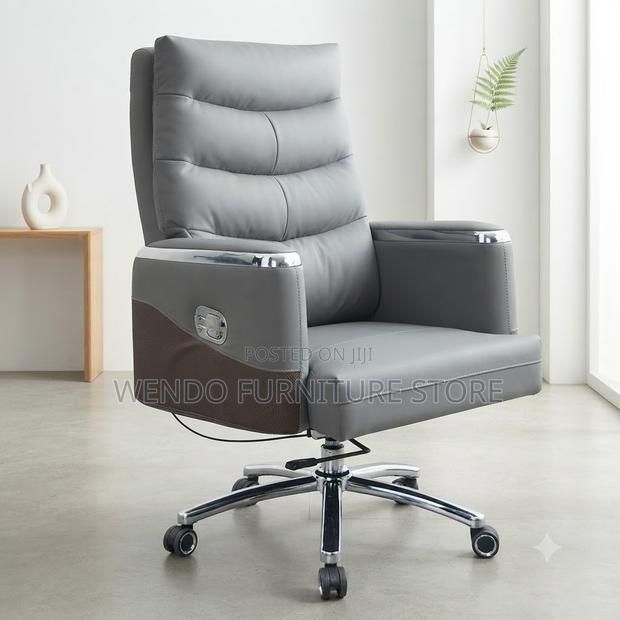 Office Chair; Executive High Backrest Footrest CEO Seats - main view