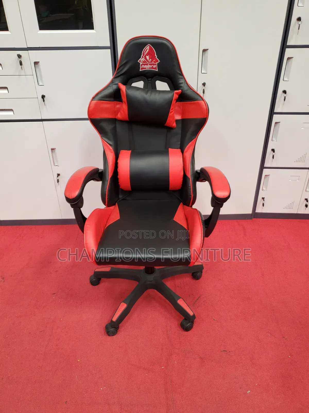 Red Ergonomic Leather Gaming Chair