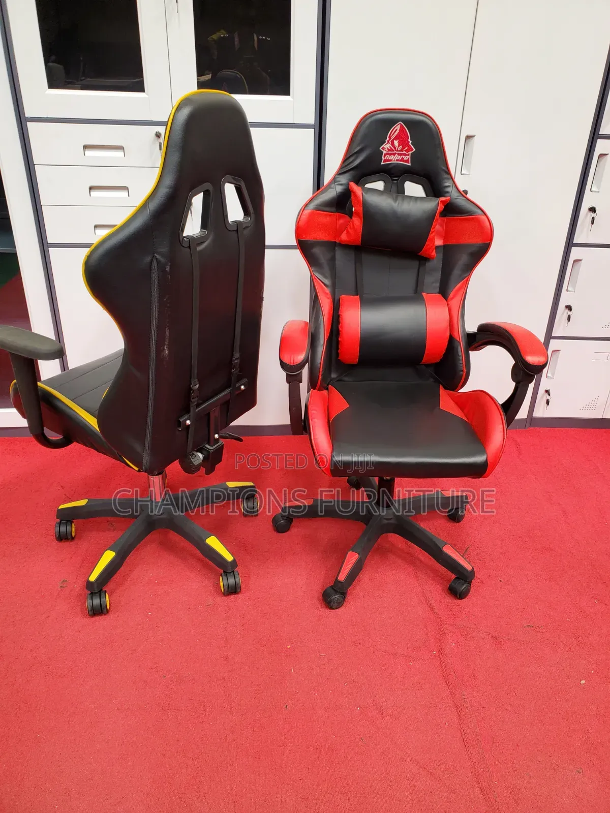 Red Ergonomic Leather Gaming Chair