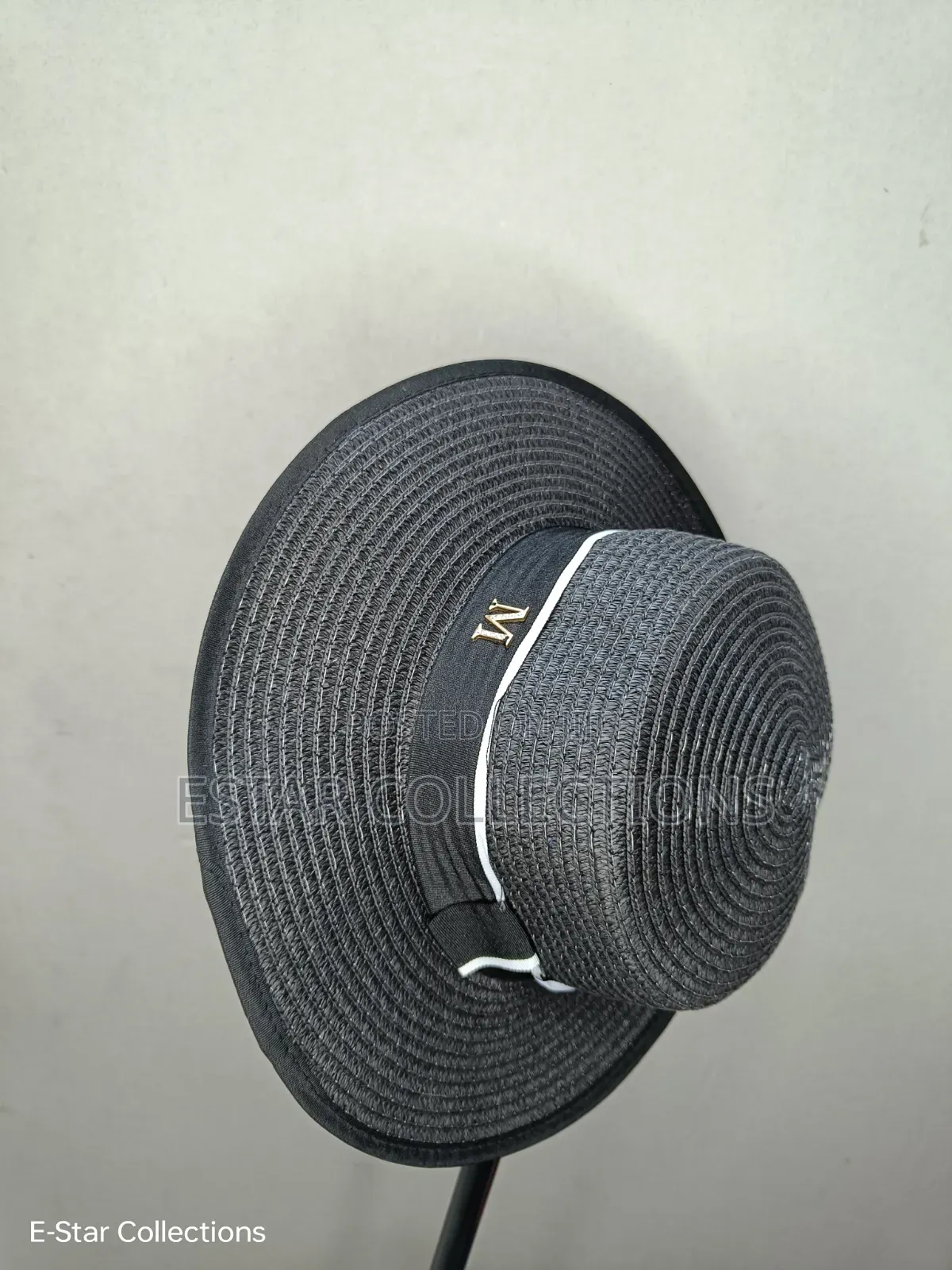 Black and Brown Beach Hats