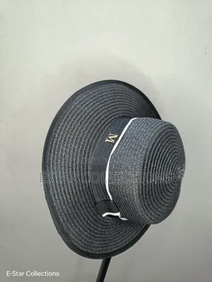 Black and Brown Beach Hats