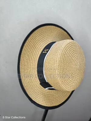 Black and Brown Beach Hats