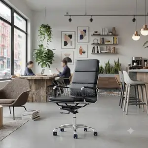 Office Chairs; Leather Executive Office Star Based Chairs