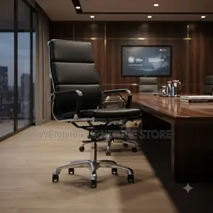 Office Chairs; Leather Executive Office Star Based Chairs