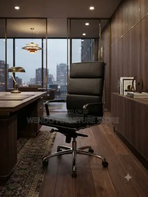 Office Chairs; Leather Executive Office Star Based Chairs