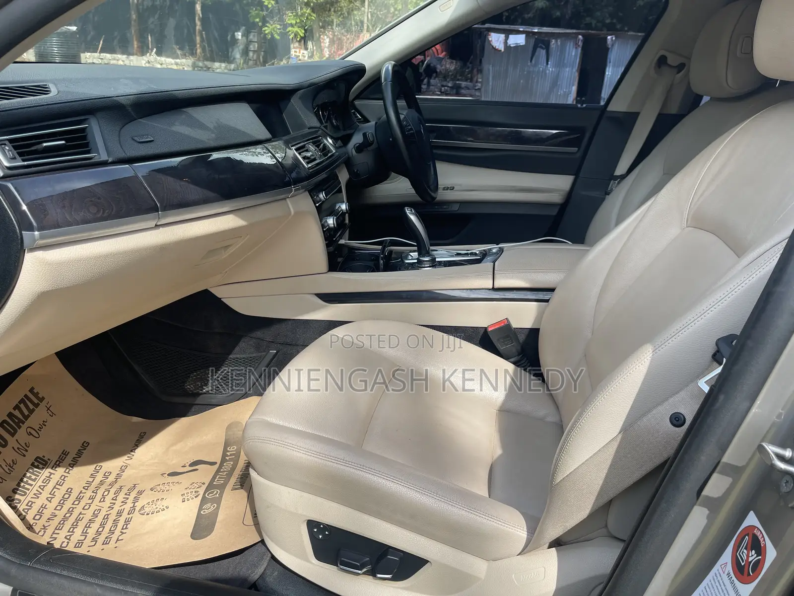 BMW 740 2011 Gray