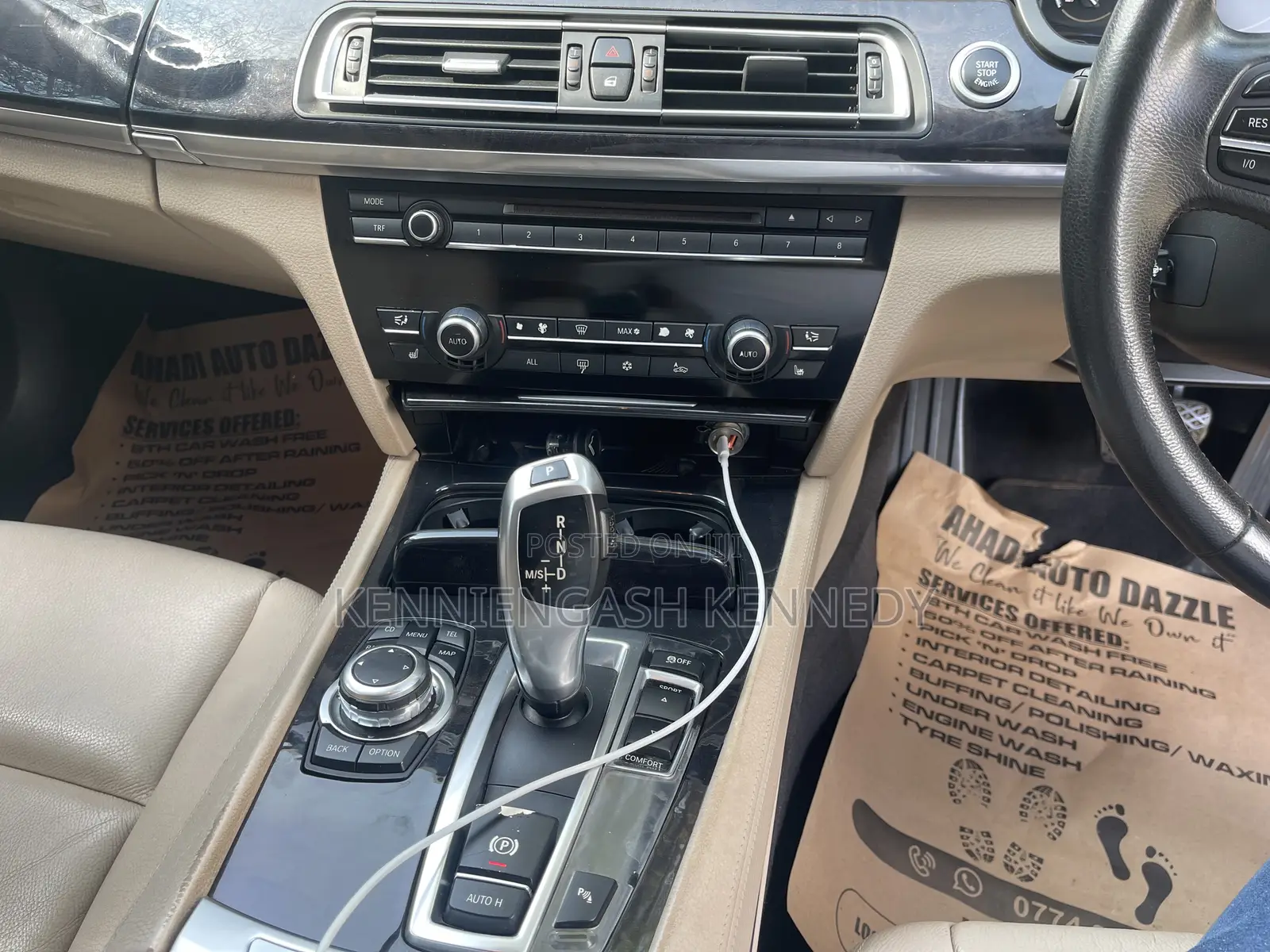 BMW 740 2011 Gray