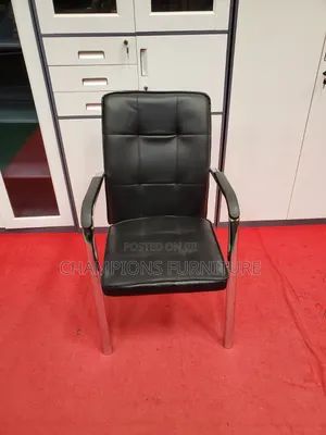 Black Reception/Visistors Chair